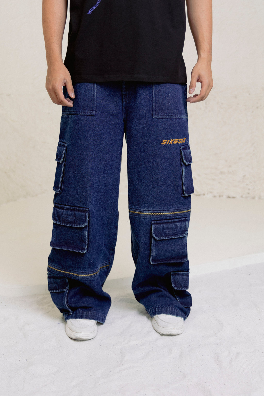 JELLY DENIM CARGOS