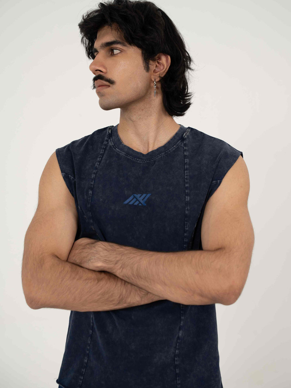 AFTERBURN MUSCLE TEE IN LAPIZ