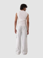 DENIM CARGOS IN SNOW