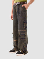 DENIM CARGOS IN HYDROUS