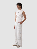 DENIM CARGOS IN SNOW