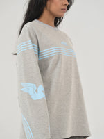 GLACIER TEE IN SLATE GREY