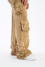 SAND DENIM CARGOS