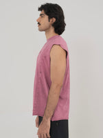 AFTERBURN MUSCLE TEE IN MAUVE