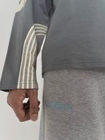 GLACIER TEE IN SLATE GREY