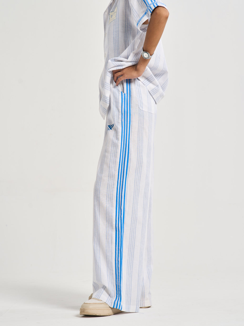 Amalfi Pinstripe Coord Pants
