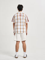 Ivory Plaid Coord Shorts