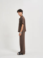 Espresso Chiffon Coord Pants