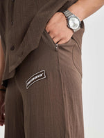 Espresso Chiffon Coord Pants