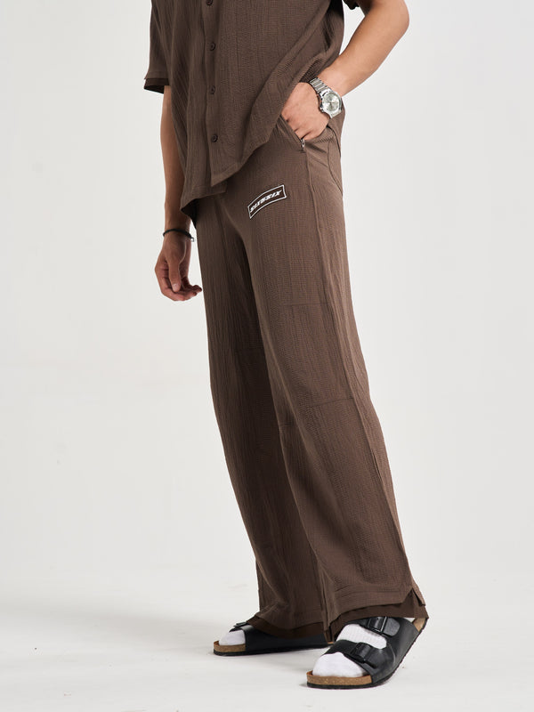 Espresso Chiffon Coord Pants