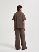 Espresso Chiffon Coord Shirt