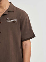 Espresso Chiffon Coord Shirt