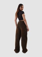 OVERSIZED JEANS IN DUNE