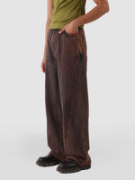 OVERSIZED JEANS IN DUNE