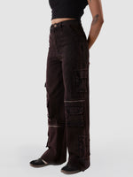 DENIM CARGOS IN OBSIDIAN