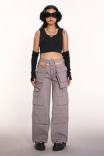 CABIN MULTIPOCKET CARGOS GREY-UNISEX