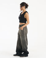 SPRINT CROP TANK TOP-BLACK