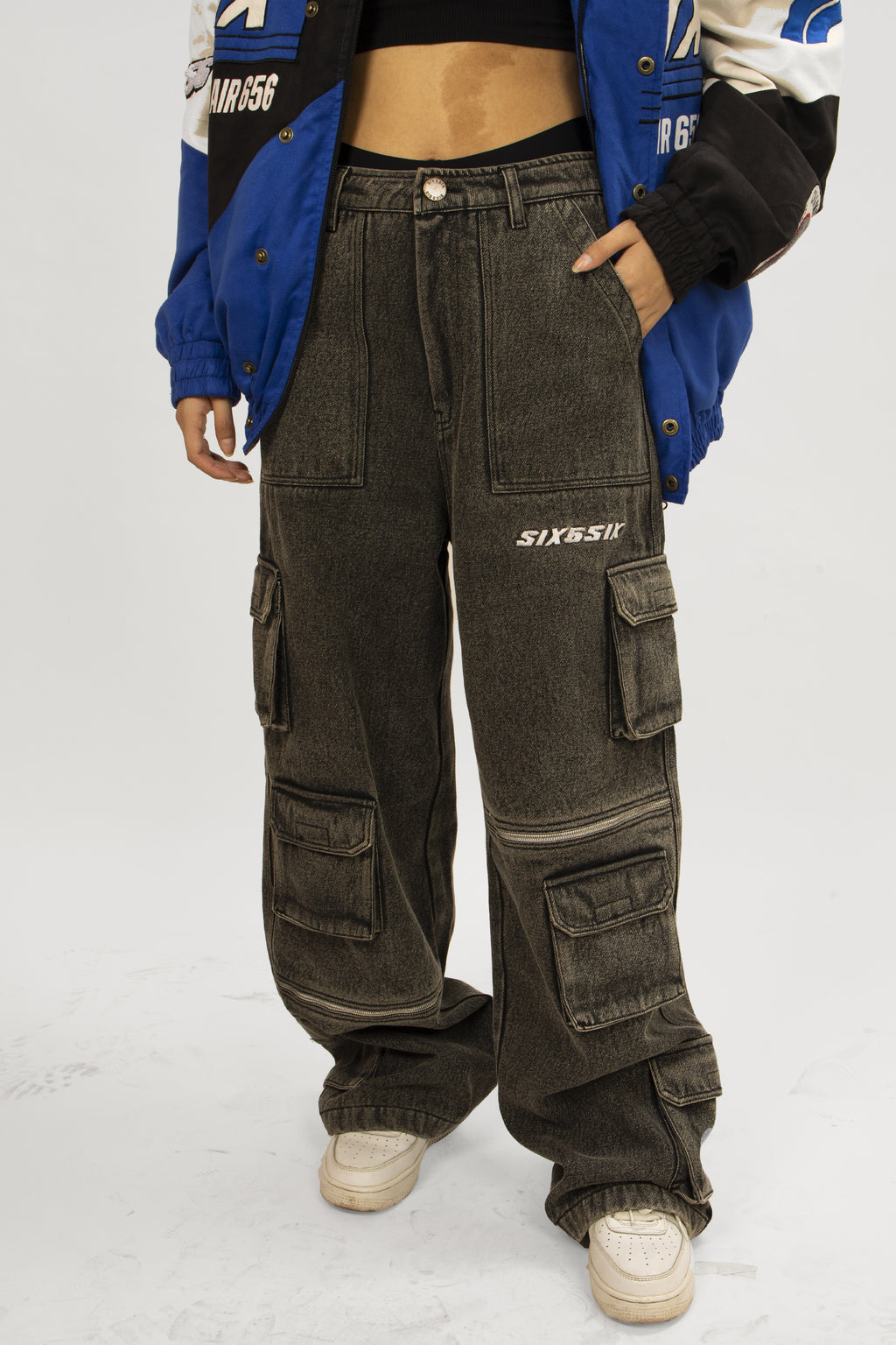 GASOLINE DENIM CARGOS