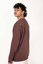 LOGOMANIA CREWNECK CHOCOLATE