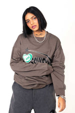 LOGOMANIA CREWNECK OLIVE